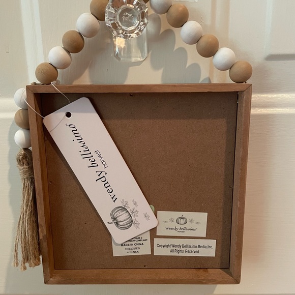 Fall//Halloween wall/decor-Wendy Bellissimo “You’re the Pumpkin to my Spice”-NWT - Picture 4 of 9